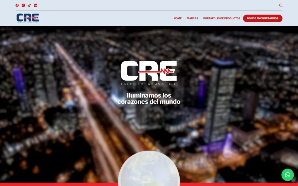 Websites – Grupocre desktop