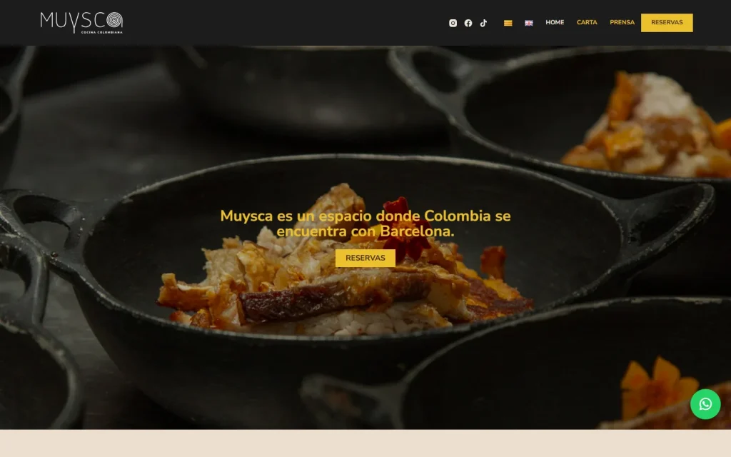 Websites – Muysca desktop